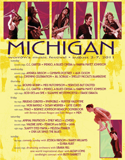 Image: Michigan Womyn's Music Festival Poster (2011)