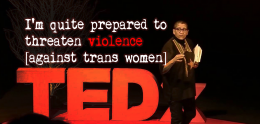 Arsonist TERF thinks trans women are immoral & should be beaten