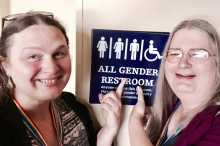 Religious extremist attacks cis woman for using unisex bathroom